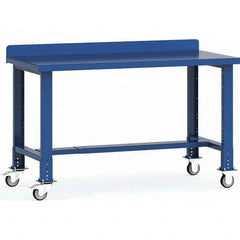 Rousseau Metal - Mobile Work Benches Type: Mobile Workbench Length: 60 (Inch) - Exact Tool & Supply
