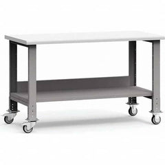 Rousseau Metal - Mobile Work Benches Type: Mobile Workbench Length: 60 (Inch) - Exact Tool & Supply