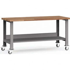 Rousseau Metal - Mobile Work Benches Type: Mobile Workbench Length: 72 (Inch) - Exact Tool & Supply