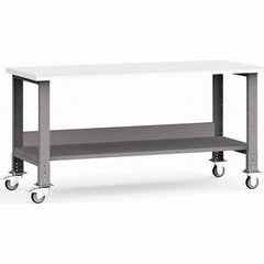 Rousseau Metal - Mobile Work Benches Type: Mobile Workbench Length: 72 (Inch) - Exact Tool & Supply