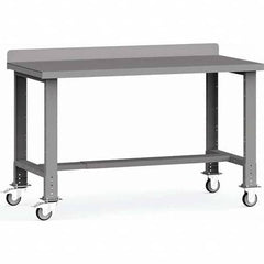 Rousseau Metal - Mobile Work Benches Type: Mobile Workbench Length: 60 (Inch) - Exact Tool & Supply