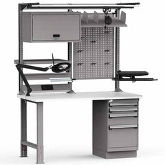 Rousseau Metal - Stationary Workstations Type: Work Center Load Capacity (Lb.): 775 - Exact Tool & Supply