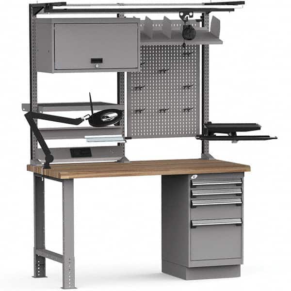 Rousseau Metal - Stationary Workstations Type: Work Center Load Capacity (Lb.): 2750 - Exact Tool & Supply
