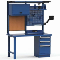 Rousseau Metal - Stationary Workstations Type: Work Center Load Capacity (Lb.): 1100 - Exact Tool & Supply