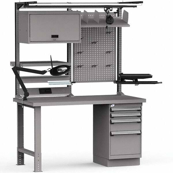 Rousseau Metal - Stationary Workstations Type: Work Center Load Capacity (Lb.): 1100 - Exact Tool & Supply