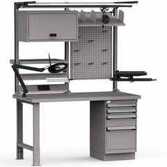 Rousseau Metal - Stationary Workstations Type: Work Center Load Capacity (Lb.): 1100 - Exact Tool & Supply