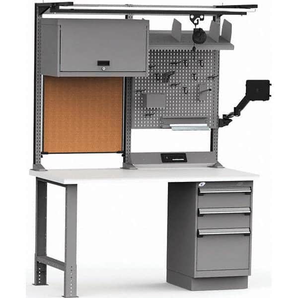 Rousseau Metal - Stationary Workstations Type: Work Center Load Capacity (Lb.): 775 - Exact Tool & Supply