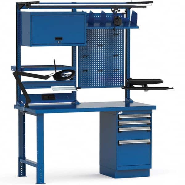 Rousseau Metal - Stationary Workstations Type: Work Center Load Capacity (Lb.): 1100 - Exact Tool & Supply