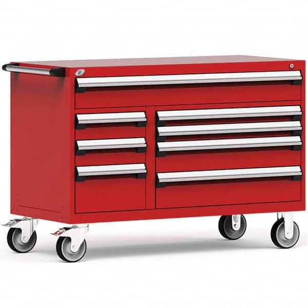 Rousseau Metal - Tool Roller Cabinets Drawers Range: 5 - 10 Drawers Width Range: 48" and Wider - Exact Tool & Supply