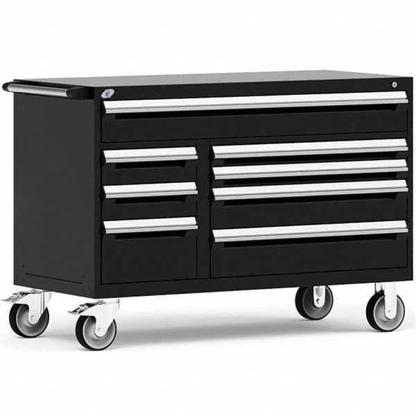 Rousseau Metal - Tool Roller Cabinets Drawers Range: 5 - 10 Drawers Width Range: 48" and Wider - Exact Tool & Supply