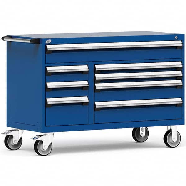 Rousseau Metal - Tool Roller Cabinets Drawers Range: 5 - 10 Drawers Width Range: 48" and Wider - Exact Tool & Supply