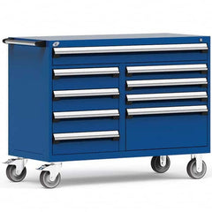 Rousseau Metal - Tool Roller Cabinets Drawers Range: 5 - 10 Drawers Width Range: 48" and Wider - Exact Tool & Supply