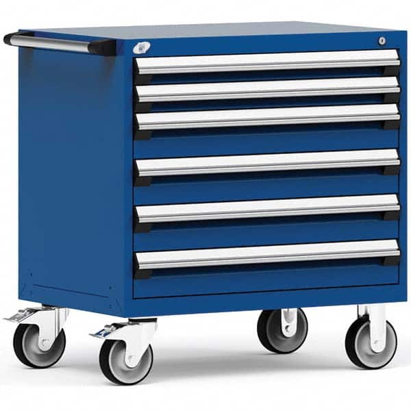 Rousseau Metal - Tool Roller Cabinets Drawers Range: 5 - 10 Drawers Width Range: 36" - 47.9" - Exact Tool & Supply