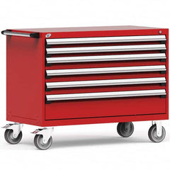 Rousseau Metal - Tool Roller Cabinets Drawers Range: 5 - 10 Drawers Width Range: 48" and Wider - Exact Tool & Supply