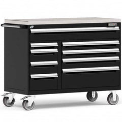 Rousseau Metal - Tool Roller Cabinets Drawers Range: 5 - 10 Drawers Width Range: 48" and Wider - Exact Tool & Supply