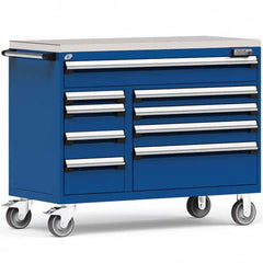 Rousseau Metal - Tool Roller Cabinets Drawers Range: 5 - 10 Drawers Width Range: 48" and Wider - Exact Tool & Supply