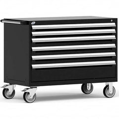Rousseau Metal - Tool Roller Cabinets Drawers Range: 5 - 10 Drawers Width Range: 48" and Wider - Exact Tool & Supply