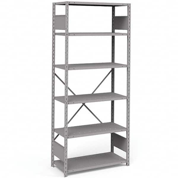 Rousseau Metal - Steel Shelving Type: Shelving Starter or Add-On: Starter - Exact Tool & Supply