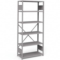 Rousseau Metal - Steel Shelving Type: Shelving Starter or Add-On: Starter - Exact Tool & Supply