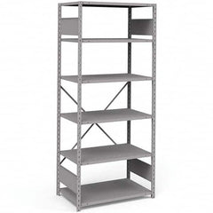 Rousseau Metal - Steel Shelving Type: Shelving Starter or Add-On: Starter - Exact Tool & Supply