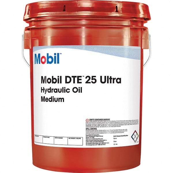 Mobil - 5 Gal Pail Mineral Hydraulic Oil - Exact Tool & Supply