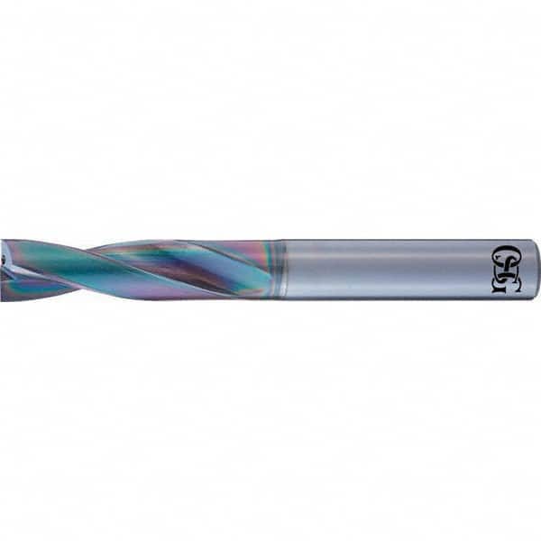 OSG - 21/64" 0° Solid Carbide Screw Machine Drill Bit - Exact Tool & Supply