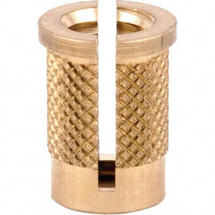E-Z LOK - Press Fit Threaded Inserts Type: Flanged For Material Type: Plastic - Exact Tool & Supply