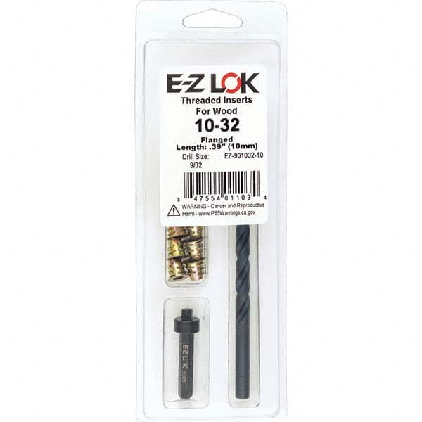 E-Z LOK - Thread Repair Kits Insert Thread Size (Inch): #10-32 Includes Drill: Yes - Exact Tool & Supply