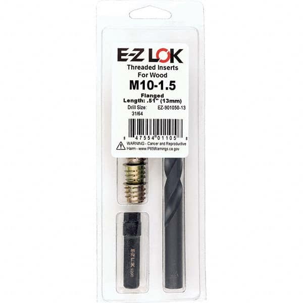 E-Z LOK - Thread Repair Kits Insert Thread Size (mm): M10x1.50 Includes Drill: Yes - Exact Tool & Supply