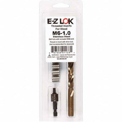 E-Z LOK - Thread Repair Kits Insert Thread Size (mm): M6x1.00 Includes Drill: Yes - Exact Tool & Supply