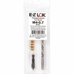 E-Z LOK - Thread Repair Kits Insert Thread Size (mm): M4x0.70 Includes Drill: Yes - Exact Tool & Supply
