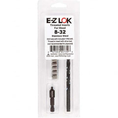 E-Z LOK - Thread Repair Kits Insert Thread Size (Inch): #8-32 Includes Drill: Yes - Exact Tool & Supply