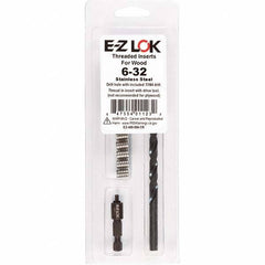 E-Z LOK - Thread Repair Kits Insert Thread Size (Inch): #6-32 Includes Drill: Yes - Exact Tool & Supply