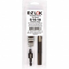E-Z LOK - Thread Repair Kits Insert Thread Size (Inch): 5/16-18 Includes Drill: Yes - Exact Tool & Supply