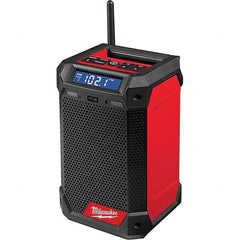 Milwaukee Tool - Job Site Radios Type: Worksite Radio & Charger Height (Decimal Inch): 9.2100 - Exact Tool & Supply