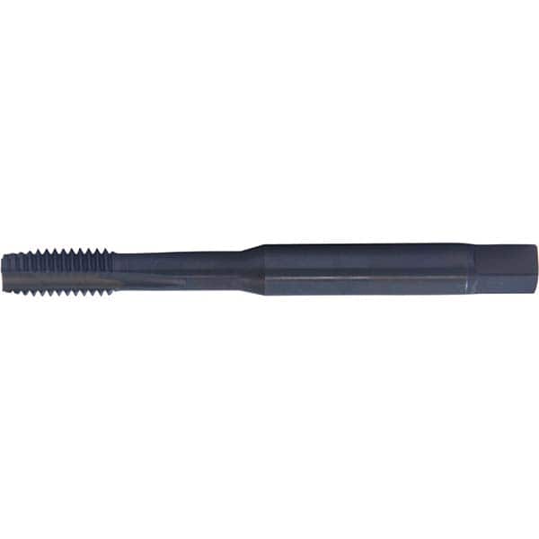Spiral Point Tap: #12-24, UNC, 3 Flutes, Plug, 2B, HSS-E, Black Oxide Finish 1-1/16″ Thread Length, 3.1496″ OAL, Right Hand