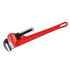 PRO-SOURCE - Pipe Wrenches; Type: Straight ; Maximum Pipe Capacity (Inch): 5 ; Overall Length (Inch): 30.7087 ; Material: Ductile Iron ; Additional Information: I-Beam Handle ; Finish/Coating: Powder Coated - Exact Tool & Supply
