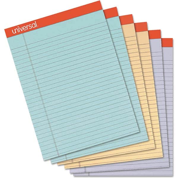 UNIVERSAL - Note Pads, Writing Pads & Notebooks Writing Pads & Notebook Type: Writing Pad Size: 8-1/2 x 11-3/4 - Exact Tool & Supply