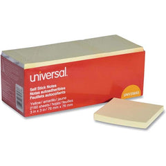 UNIVERSAL - Note Pads, Writing Pads & Notebooks Writing Pads & Notebook Type: Self-Stick Notes Size: 3 x 3 - Exact Tool & Supply