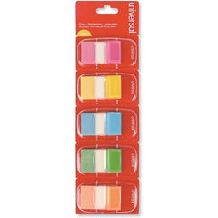 UNIVERSAL - Self-Stick Page Flags Style: Flag Color: Assorted - Exact Tool & Supply