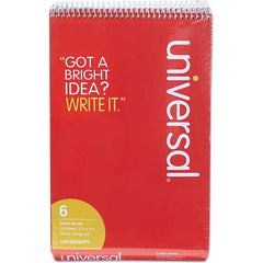 UNIVERSAL - Note Pads, Writing Pads & Notebooks Writing Pads & Notebook Type: Steno Book Size: 6 x 9 - Exact Tool & Supply