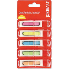 UNIVERSAL - Self-Stick Page Flags Style: Flag Color: Assorted - Exact Tool & Supply