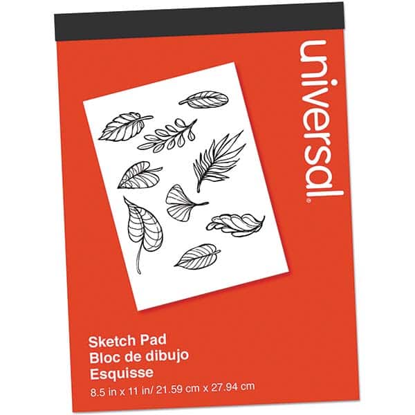 UNIVERSAL - Note Pads, Writing Pads & Notebooks Writing Pads & Notebook Type: Scratch Pad Size: 8-1/2 x 11 - Exact Tool & Supply