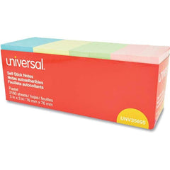 UNIVERSAL - Note Pads, Writing Pads & Notebooks Writing Pads & Notebook Type: Self-Stick Notes Size: 3 x 3 - Exact Tool & Supply