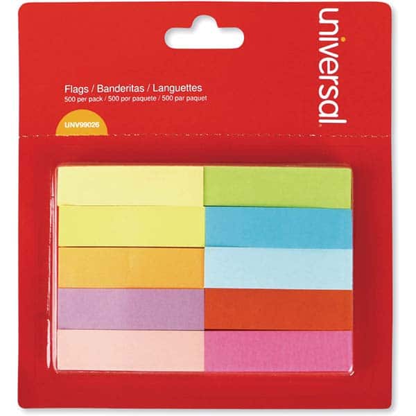 UNIVERSAL - Tabs, Indexes & Dividers Indexes & Divider Type: Self-Stick Tab Number Of tabs: 500 - Exact Tool & Supply