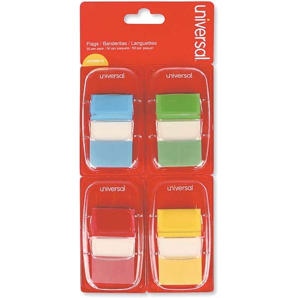 UNIVERSAL - Self-Stick Page Flags Style: Flag Color: Assorted - Exact Tool & Supply