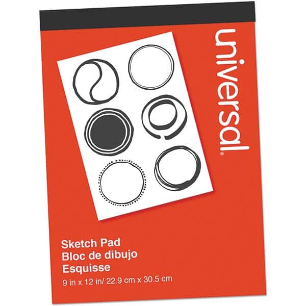 UNIVERSAL - Note Pads, Writing Pads & Notebooks Writing Pads & Notebook Type: Scratch Pad Size: 9 x 12 - Exact Tool & Supply