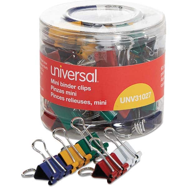 UNIVERSAL - Binder Clips Width (Inch): 0.63 Binder Type: Binder Clip - Exact Tool & Supply