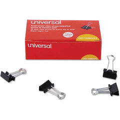 UNIVERSAL - Binder Clips Width (Inch): 0.75 Binder Type: Binder Clip - Exact Tool & Supply