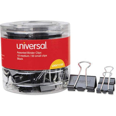UNIVERSAL - Binder Clips Binder Type: Binder Clip Capacity (Inch): 0.63 - Exact Tool & Supply